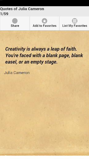 Quotes of Julia Cameron