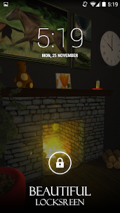 download Warm Fireplace Live Wallpaper free