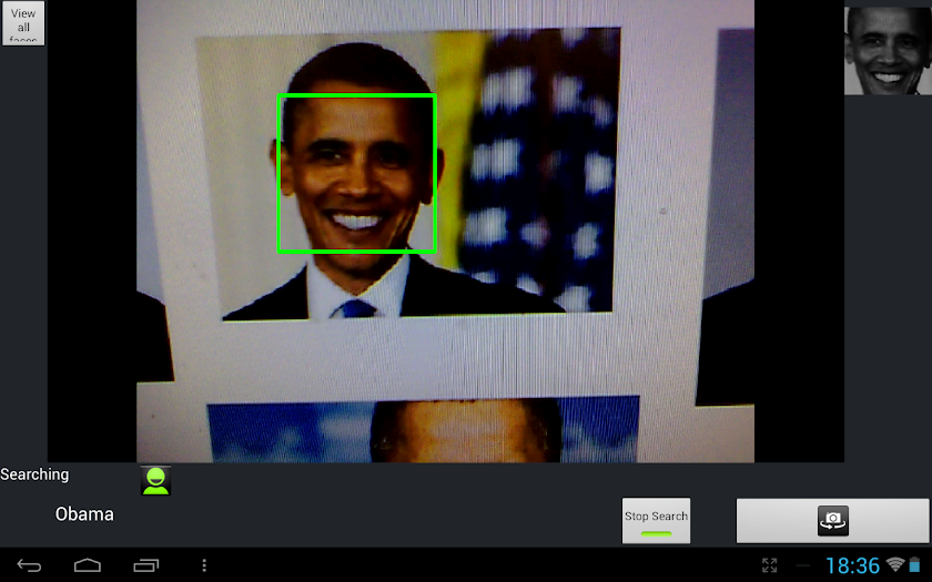 Face Recognition with OpenCV Screen 1