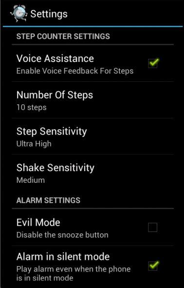 Walk Me Up! Alarm Clock PRO Screen 3
