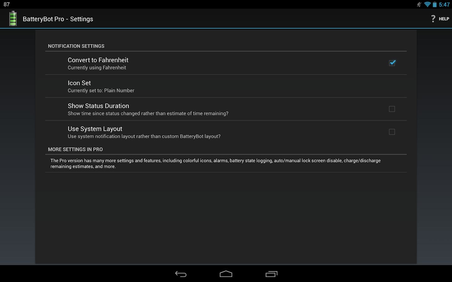 BatteryBot Battery Indicator Android Apps on Google Play