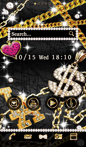 Cute wallpaper★Gold × Black