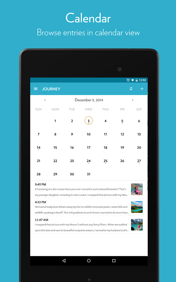 Journal (by Journey) screenshot