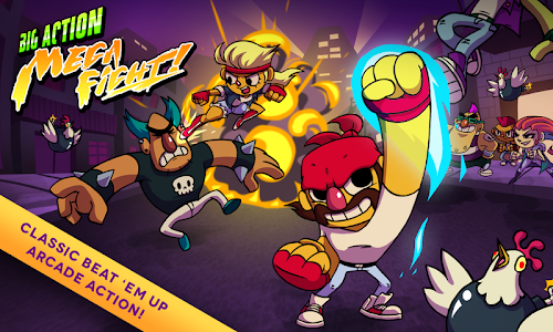 Android application Big Action Mega Fight! screenshort