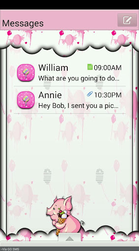 CandyShop GO SMS THEME