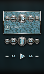 Free Poweramp Widget Lightblue Snak APK for PC