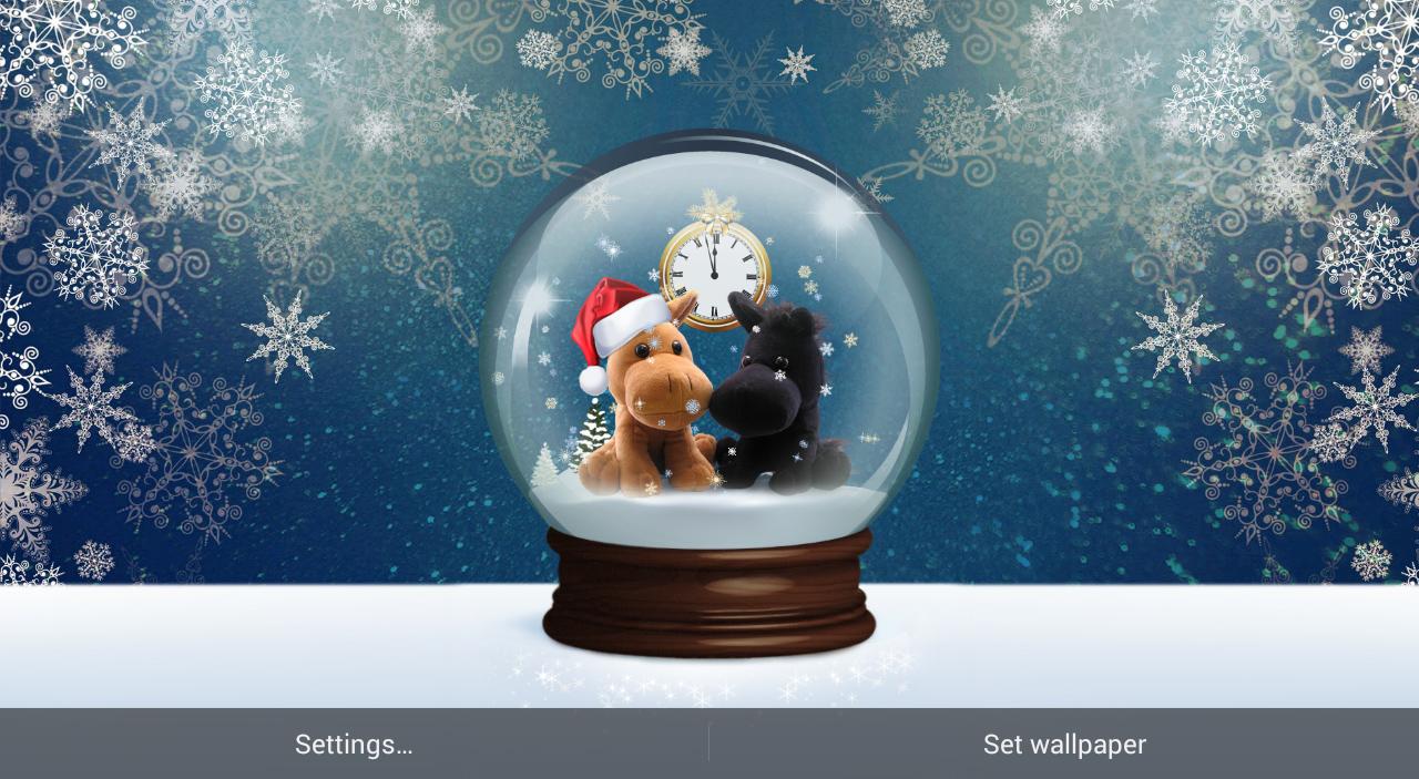 Snow Globe Live Wallpaper - screenshot