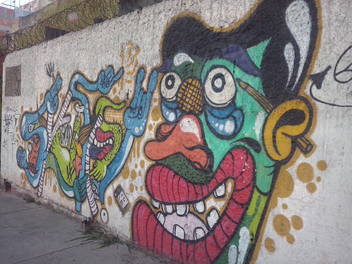 Arte Grafite Mascara Verde