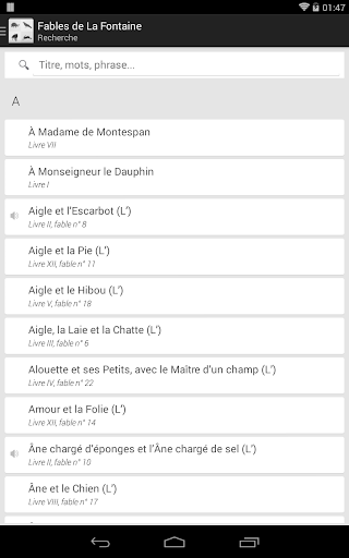 【免費書籍App】Fables de La Fontaine-APP點子