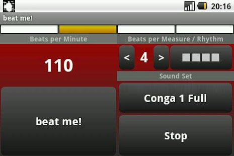 beat me - a metronome