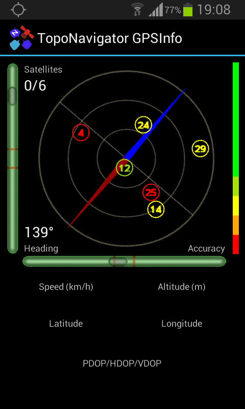 Toponavigator GPSInfo - screenshot
