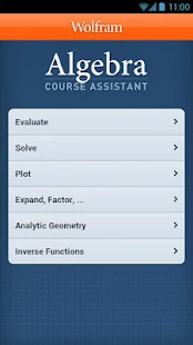 Algebra Course Assistant - screenshot thumbnail