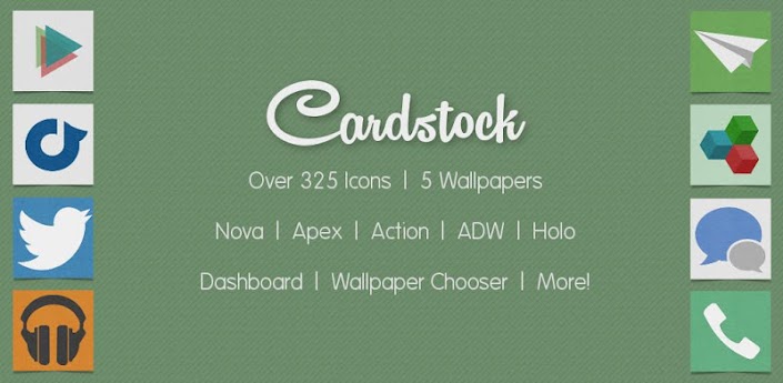 Cardstock -nova apex adw theme