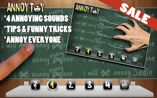 Annoy Toy Chalkboard App