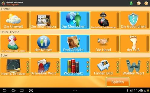 Portugiesisch Lernen Wörter - screenshot thumbnail