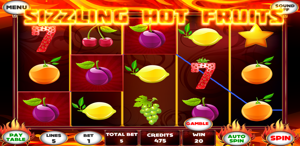 Play slot machines sizzling hot