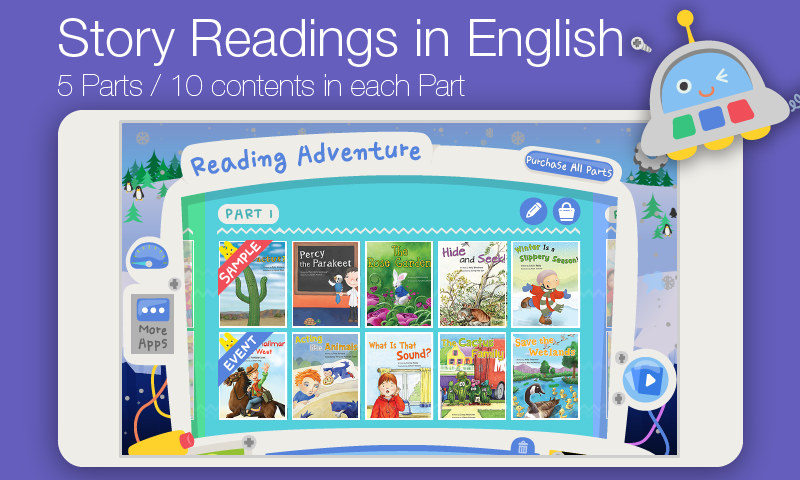 English Reading Adventure 3 Screen 1