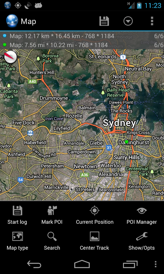    Ultra GPS Logger- screenshot  