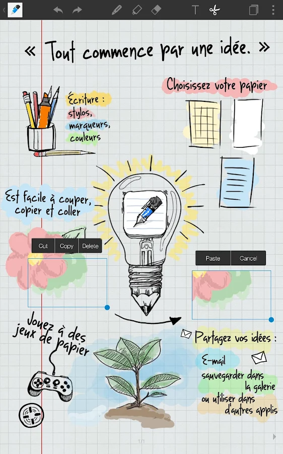 Bloc-Notes + - screenshot