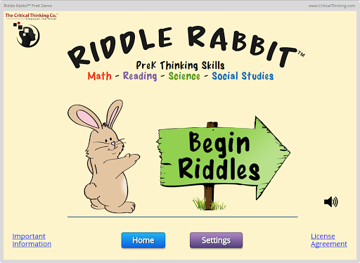 Riddle Rabbit™ PreK Free