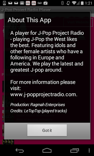 【免費媒體與影片App】J-Pop Project Radio Player-APP點子