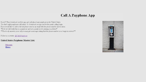 Call A Payphone