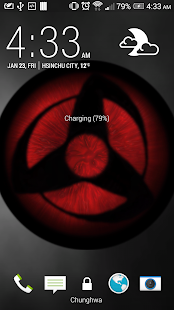 New Sharingan Live Wallpaper Screen 2