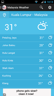 Malaysia Weather Screenshots 1