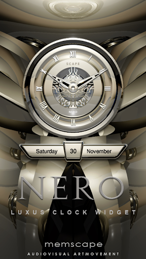 NERO Luxury Clock Widget