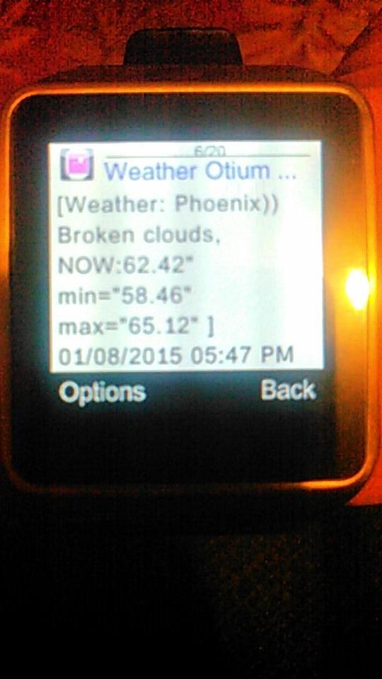 Weather Otium Watch Screen 3