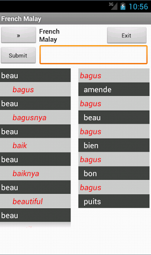 Malay French Dictionary