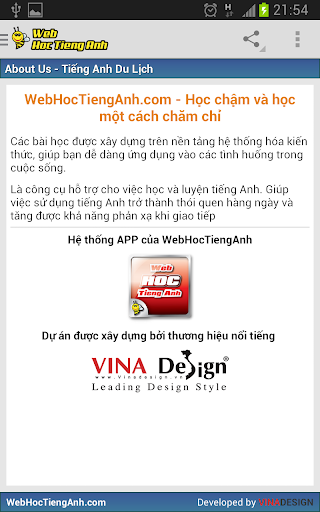 【免費教育App】Tiếng Anh Du Lịch-APP點子