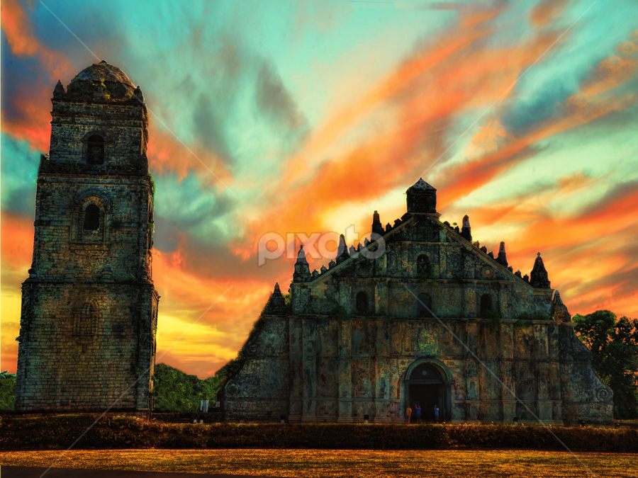 Paoay Church by Reynaldo Andrada - Buildings & Architecture Places of Worship