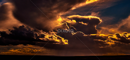 Altered sky by Del Candler - Landscapes Sunsets & Sunrises