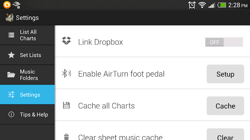 Orpheus Sheet Music PRO Screen 2