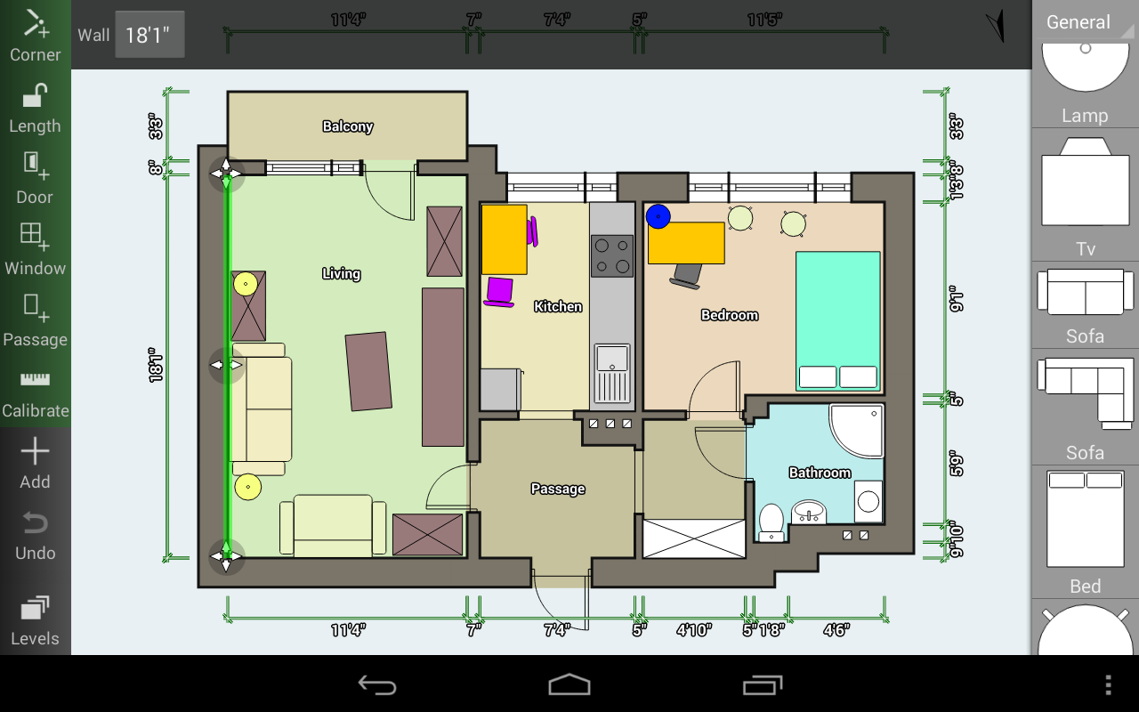 Floor Plan Creator - screenshot