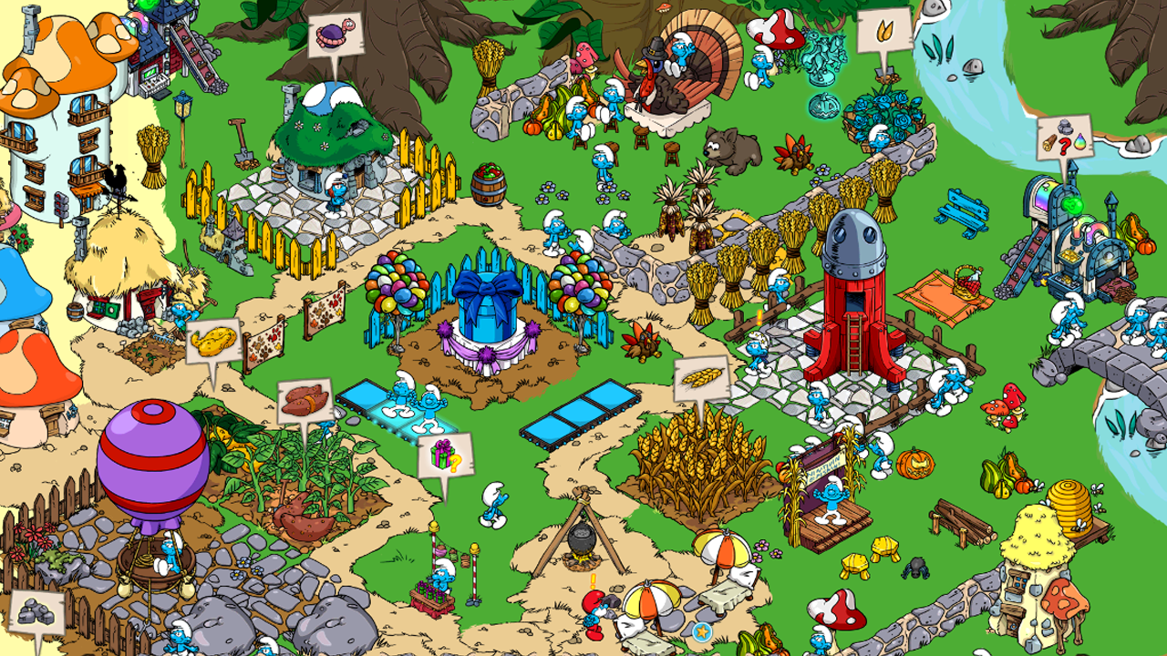 نتيجة بحث الصور عن ‪Smurfs' Village‬‏