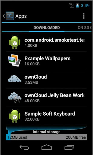 ownCloud Jelly Bean Workaround