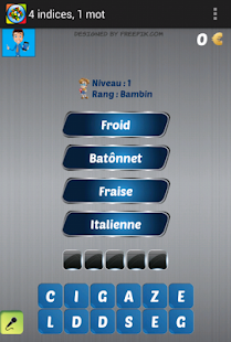 Lastest 4 indices 1 mot APK