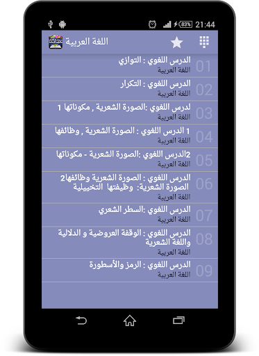 【免費書籍App】دروس الباك - شعبة الاداب-APP點子