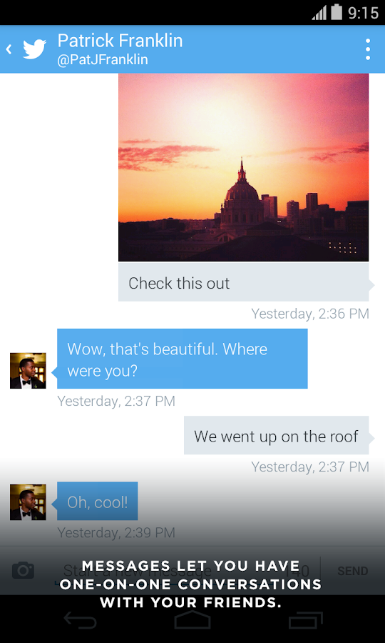 Twitter - screenshot