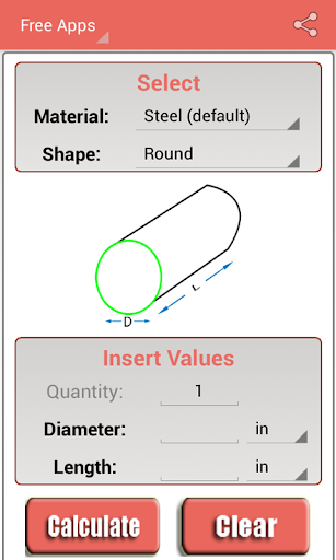 Calculate Metal Weight