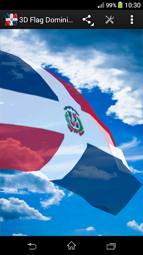 3D Flag Dominican Republic LWP