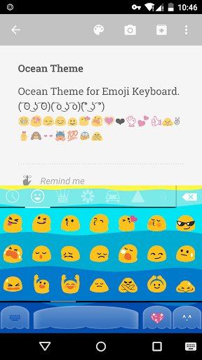 【免費個人化App】Blue Ocean Emoji Keyboard-APP點子