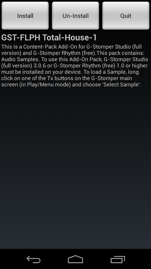 Android application GST-FLPH Total-House-1 screenshort