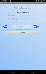 Informes Control de Horas NFC Screenshots 0