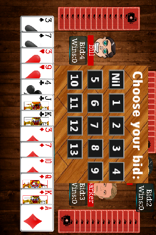 Spades (paid) Screen 1