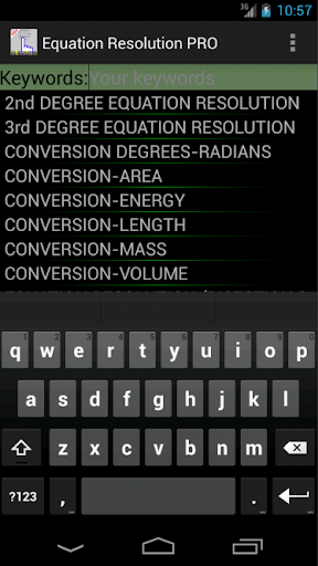 Equations Resolution PRO