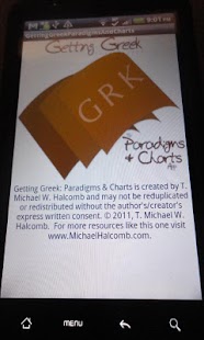 How to install Getting Greek Paradigms Charts 1.0 unlimited apk for pc