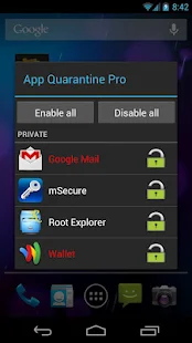 App Quarantine Pro ROOT/FREEZE - screenshot thumbnail